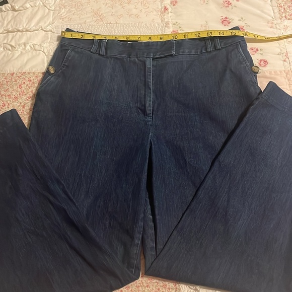 Talbots Soft  Washed Trouser Jeans Size 12 P - Picture 3 of 6